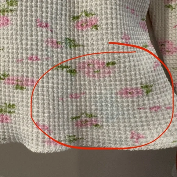 Floral thermal top ASO Rachel Green - Picture 4 of 6